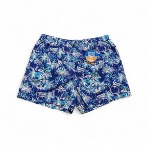 Columbia PFG Fishing Super Backcast Swim Trunks Mens XXL Blue Fish OmniShade NWT